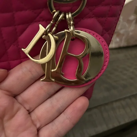 Dior Pink Quilted Handbag - Picture 11 of 16